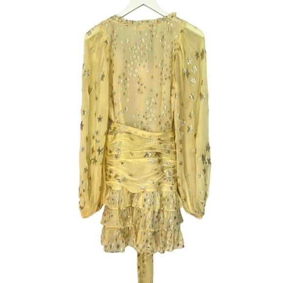 LoveShackFancy Rina Dress Sunflower Size 8 NEW - Picture 8 of 16